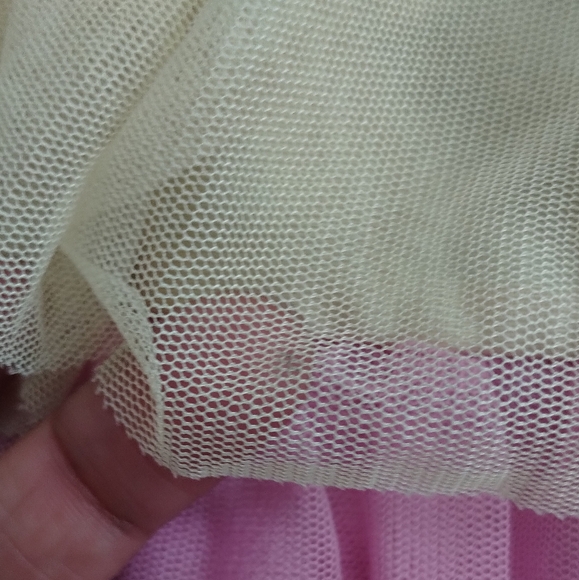 Way To Celebrate Girls Tiered Mesh Skirt, Sizes girl S (6-6x) Yellow Pink Blue - Picture 10 of 16